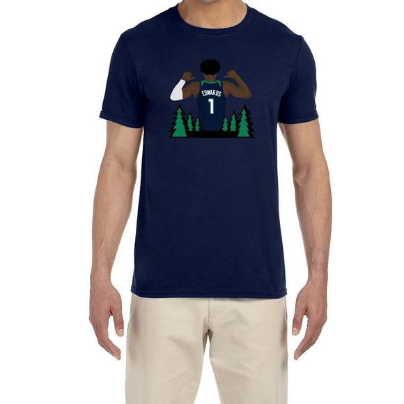 Minnesota Timberwolves Youth Anthony Edwards T-Shirt - Picture 1 of 4